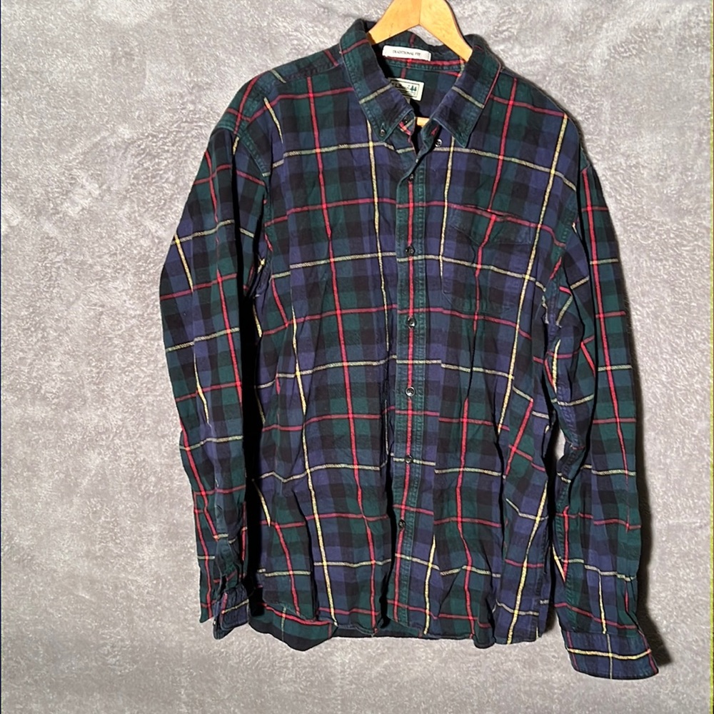 L. L. Bean Mens Flannel Long Sleeve shirt. XXL